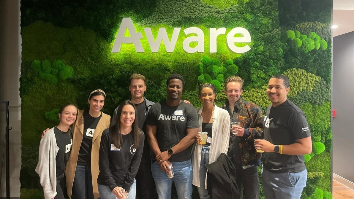 top SaaS startup - Aware