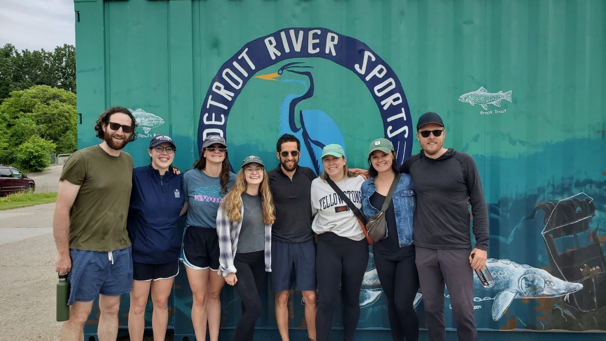 team retreat - kayaking